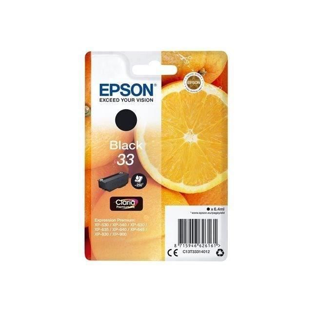 Tinteiro EPSON T3331 Preto (C13T33314012) Epson - Cartuchos de toner e jato de tinta - preto, padrão, epson