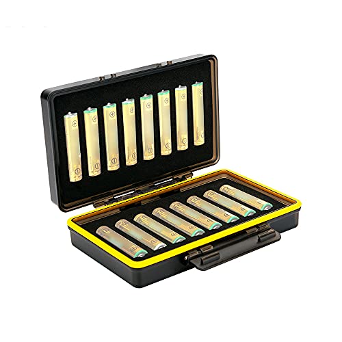 JJC AA/AAA Battery Storage Case (Acessório Imagem e Som) Shenzhen JinJiaCheng Photography Equipment Co., Ltd. - Baterias - policarbonato, espuma, 16 unidades, preto, multicor