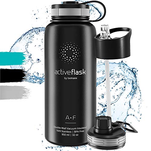 Garrafa Térmica ACTIVE FLASK 500ml (Aço Inoxidável) BeMaxx - Porta-alimentos e bebidas - aço inoxidável, 500 ml, resistente à temperatura