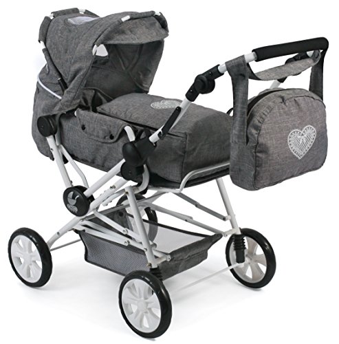 Carrinho de Bonecas BAYER Chic Roadstar Cinzento Bayer Chic 2000 - Brinquedos - 