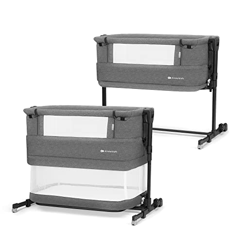 Berço de Viagem KINDERKRAFT Neste Grow Cinzento 4Kraft - Móveis para bebês e crianças pequenas - berço, viagem, cinzento