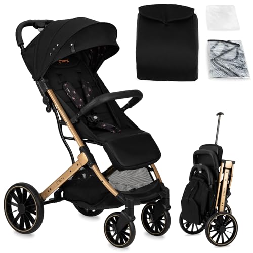 Carrinho de Bebé MOMI Estelle Dakar (6 meses - Até 22 kg) TelForceOne S.A. - Carrinhos de bebê - rodas macias, anti-pinos, alça extensível, 2,2 kg