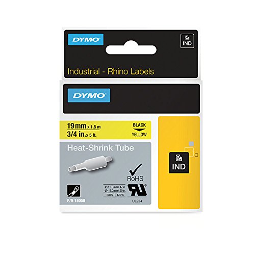 Fita para Etiquetadora DYMO RHINO PRO Heat Shrink Tubes DYMO - Tubos termocontráteis - fita, etiquetadora, dymo, rhino pro, heat shrink tubes
