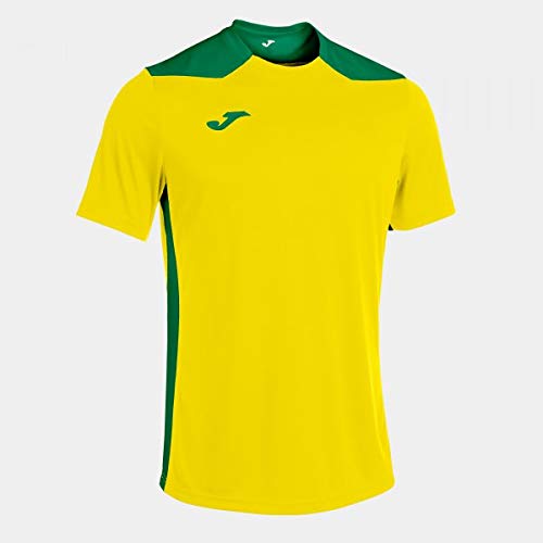 Camisola para Homem JOMA Camiseta Com Bolso Amarelo (XXL) Joma - Camisas e tops - manga curta, colo redondo, corte de contraste, logotipo bordado