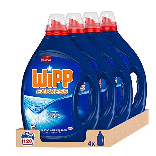 Detergente WIPP EXPRESS Liquido Azul (4 unidades) Wipp Express - Desinfetantes domésticos - líquido, azul, express
