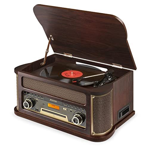 Gira-Discos FENTON Memphis Vintage (Automático - Correia) FENTON - Gira-discos e leitores de vinil - automático, correia