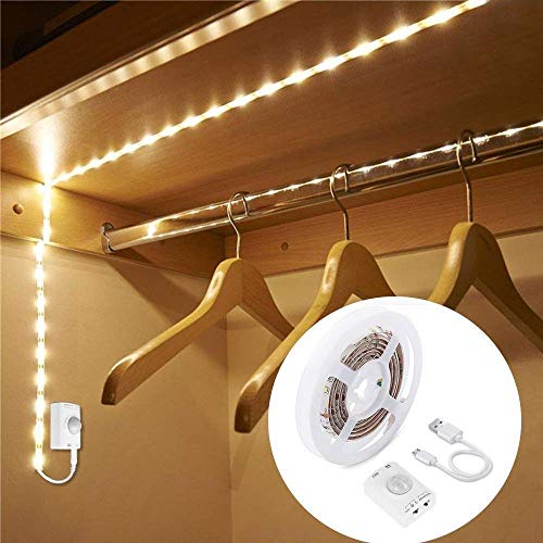 Fita Led 1 M Recarregável LUXJET com Detetor de Movimento LUXJET - Luminárias de luz para armário - led, recarregável, detetor de movimento