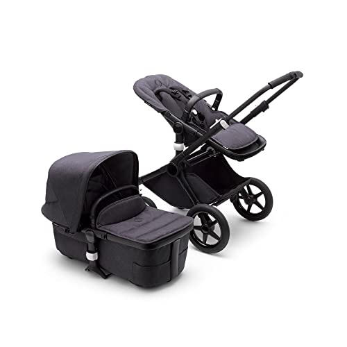 Carrinho de Bebé Individual BUGABOO Fox 3 Complete Preto Bugaboo - Móveis para bebês e crianças pequenas - viagem 2-em-1, cadeira de passeio, carrinho individual