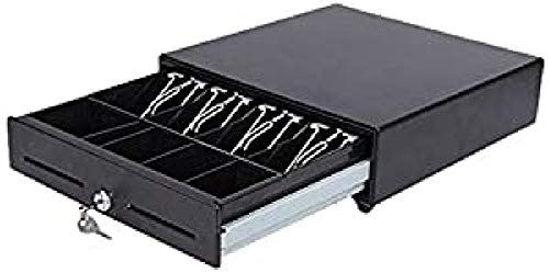 Gaveta de Dinheiro go-infinity ECD-410 - Preto OEM - Gavetas e bandejas de dinheiro - interruptor, abertura emergência, 2 divisões, fechamento 3 posições