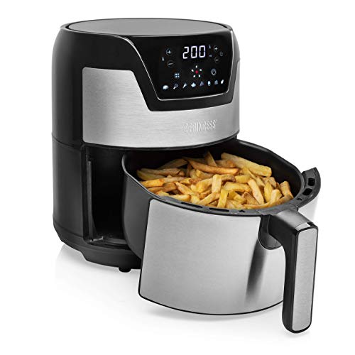 Princess 182026 frigideira a ar quente 4,5 l individual Preto, Prateado Independente 1500 W Princess - Fritadeiras - frigideira, ar quente, 4.5L, individual