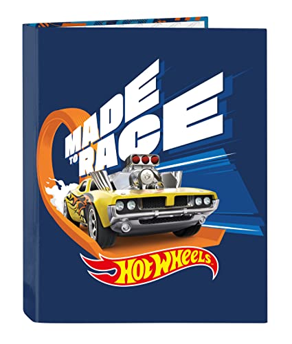 Caixa de Arquivo Hot Wheels Speed Club (Idade Mínima Recomendada: 3 anos) safta - Pastas Organizadoras - caixa arquivo, Hot Wheels, speed club, 3 anos