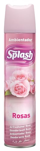 Spray Desodorizante SPLASH Fresh Roses (300 ml) ZELNOVA ZELTIA, S.A. - Aromatizadores de ambiente - desodorizante, rosas, 300 ml, antibacteriano