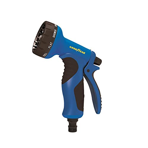 Pistola de pulverização de água goodyear 9 posições multi-funcional azul GOODYEAR - Roupa - pistola, pulverização, água, goodyear, multi-funcional