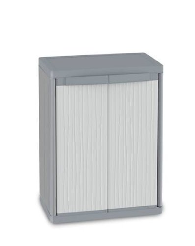 Armário de Garagem TERRY Wave Jumbo 900 TERRY - Caixas de armazenamento externas - resina, exterior, prateleiras ajustáveis, fecho lock