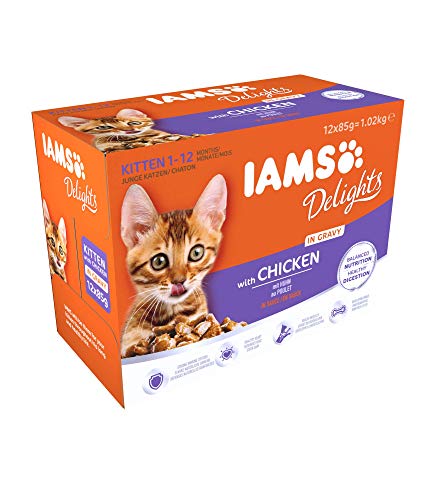 Ração para Gatos IAMS (12 x 85g - Seca) IAMS - Comida para gatos - 85g, seca, 12 unidades, gatos