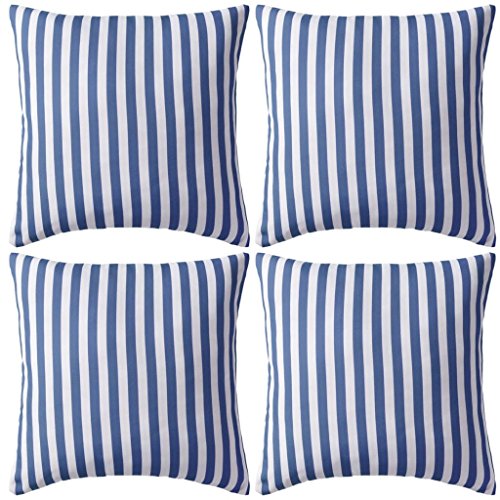 Almofada de Exterior VIDA XL (Azul - Poliéster - 45 x 45 cm) vidaXL - Almofadas - azul, poliéster, 45x45 cm