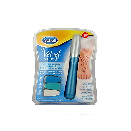Lima para Unhas DR. SCHOLL Velvet Smooth Eletrónico (1 unidade) Scholl - Acessórios de unhas - electrónico, preto, rosa, plástico