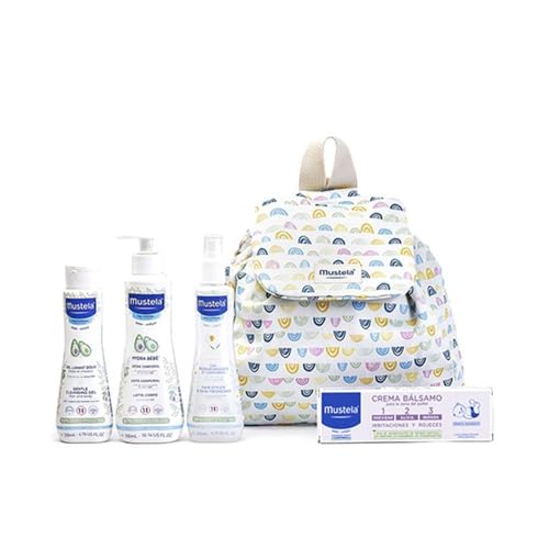 Mochila de Bebé Mustela Little Moments Arco Iris (0-36M) Mustela - Conjuntos de presente para bebê - bebé, 0-36m, arco-íris