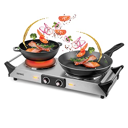 Placa de Cozinha DURONIC HP2SS (Elétrica - 30.5 cm - Preto) Duronic - Eletrodomésticos de cozinha - elétrica, preto, 2500 W, 30.5 cm