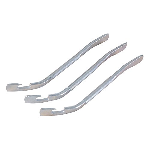 Conjunto de 3 Removíveis de Pneus SILVERLINE 893867 Silverline - Ferramentas de bicicleta - aço galvanizado, pés de borracha, 3 removíveis