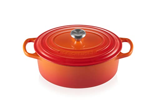 Tacho Oval Cocotte 27Cm LE CREUSET Laranja Le Creuset - Utensílios de cozinha - 27cm, 6 pessoas, peixe, carne