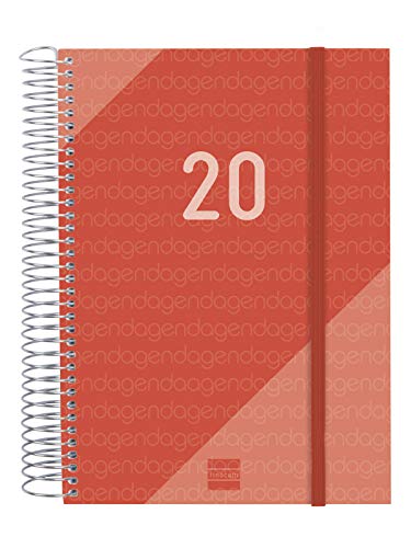 Agenda Escolar FINOCAM Spiral (Ano Escolar - Diário - Vermelho) Finocam - Calendários, organizadores e planejadores - espiral, ano letivo, 168 páginas
