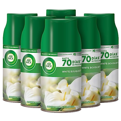 Recarga AIR WICK Automatic Electric Spray White Bouquet Reckitt Benckiser - Aromatizadores de ambiente - recarga, spray elétrico, fragrância floral, casa que cheira bem