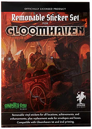 Jogo de tabuleiro ASMODEE Gloomhaven (14 anos) Sinister Fish Games - Materiais de arte e artesanato - rpg, cooperativo, estratégia, 14 anos