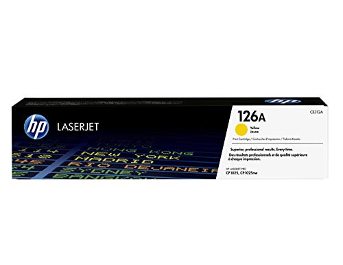 Tóner Original HP 126A - Amarelo (CE312A) HP - Cartuchos de toner e jato de tinta - laser, amarelo, hp laserjet, 126a