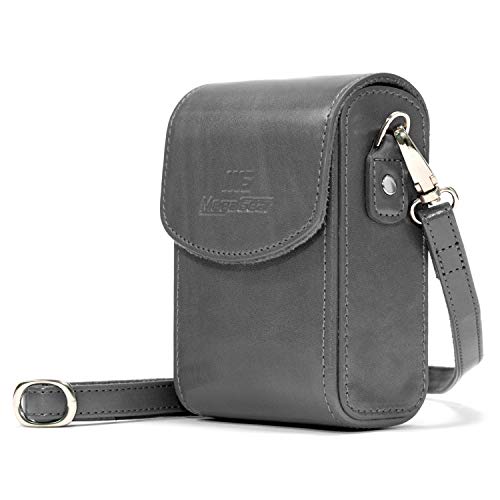 MegaGear MG1433 Bolsa câmara Caixa compacta Cinza MegaGear - Bolsas e estojos para câmeras - compacta, couro, cinzento, PANASONIC