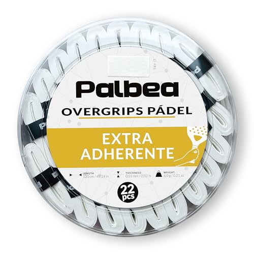 Grip PALBEA Palbea Grip Padel Extra Adherente 60 Unidades Palbea - Pegas e fitas para raquetes de tênis - overgrip, 3 camadas, PU, agarre, absorção de suor