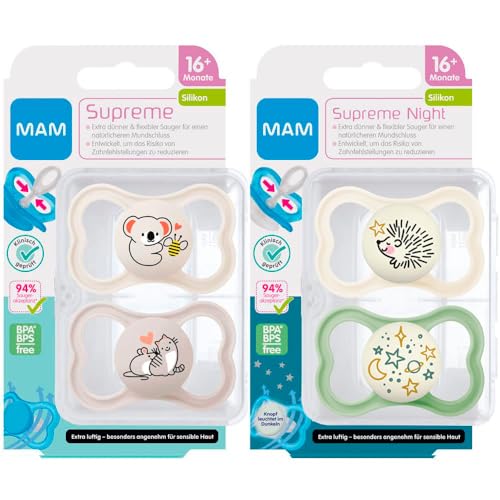 Chupeta MAM Silicone Supremo (16+ Meses) MAM Baby - Chupetas e mordedores - silicone, supremo, 16 meses