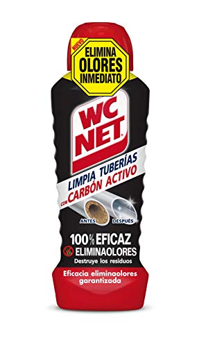 WC NET Limpador Tubos com Carbono Ativo 700 Ml WC NET - Limpadores de ralos - carbono ativo, desatascar, 700ml