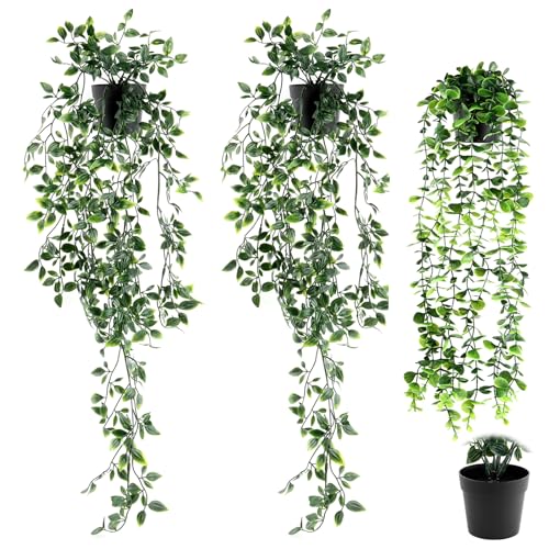 Planta Artificial Suspensa Vfandv 3 Unidades VFANDV - Casa e jardim - artificial, suspensa, vfandv