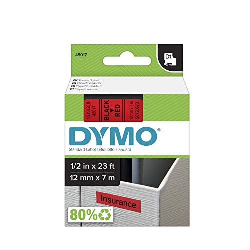 Etiquetadora DYMO D1 Removable Tape (12mm) DYMO - Fitas para impressora - removíveis, 12mm, resistente água, cores vivas