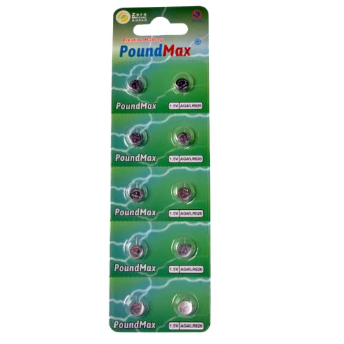 Pilha Recarregável PANASONIC K-KJ3 (SR626 - Alcalino) PoundMax - Baterias de uso geral - alcalino, SR626, 100 mAh, 1,5 V