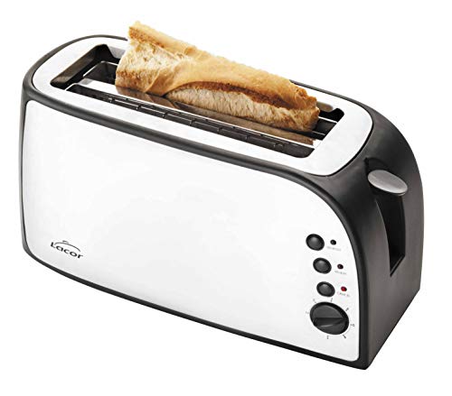 Torradeira LACOR 69260 (4 fatias - 1500 W) Lacor - Eletrodomésticos - 4 fatias, 1500 w, bandeja recolhe migalhas, descongelação automática