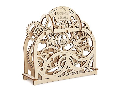 Puzzle 3D UGEARS Teatro (Idade Mínima Recomendada: 14 anos) UGEARS - Quebra-cabeças mecânicos - puzzle 3d, teatro mecânico, 14 anos, madeira contraplacada