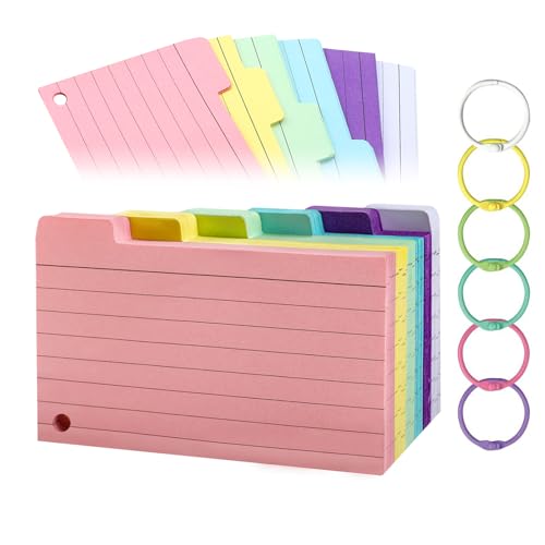 Cartões de índice com fios 12,7 x 7,8 cm 300 folhas TECDW - Fichas de índice - fios, 12,7 x 7,8 cm, 300 folhas, transportável