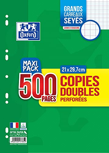 Oxford 4000000045 50 Folhas Branco A4 (Livro) Hamelin Brands - Papel para fichários - 50 folhas, a4, branco, 90g/m2
