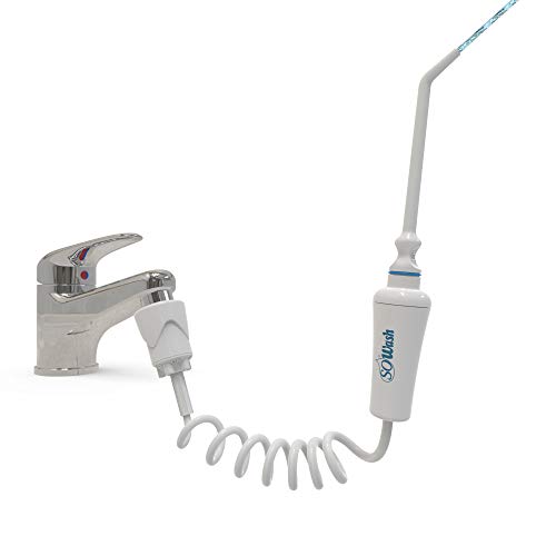 Escova de Dentes Elétrica SO WASH Waterjet Preto e Branco SoWash - Escovas de dentes - elétrica, jato de água, remoção de placas