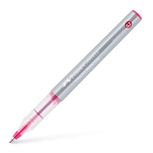 Caneta FABER-CASTELL Free Ink Roller Vermelho (Caixa de 12) Faber-Castell - Canetas - caneta, roller, vermelho, corantes