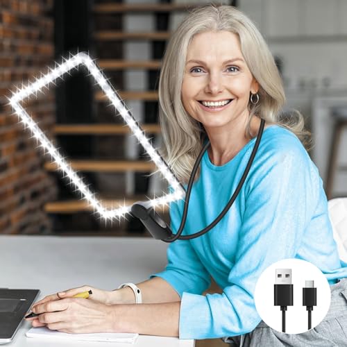 Lupa de Leitor de Livros Eletrónicos com Luz 10X Ntrjtrss - Lupas - luz, 10x, ergonômico, ajustável