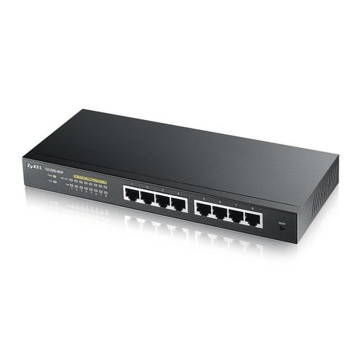Switch ZYXEL GS1900-8HP L3 10/100/1000 Zyxel - Concentradores e comutadores - Switch, zyxel, gs1900-8hp, l3, 10/100/1000