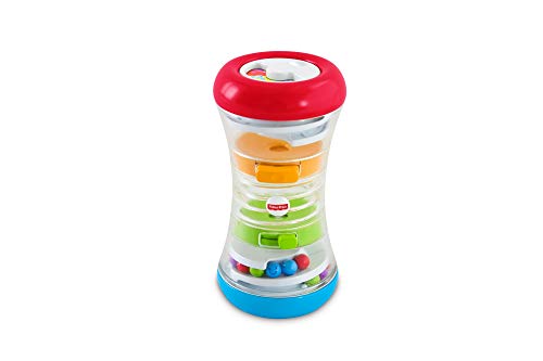 Brinquedo educativo Fisher-Price 3 in 1 Crawl Along Tumble Tower Fisher-Price - Brinquedos de atividade para bebês - educativo, 3 modos, mecanismo de rotação, forma geométrica