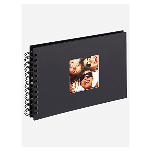 Álbum de Fotografias WALTHER Fun (Preto - A4) Walther - Álbuns de fotos - espiral, 50 páginas, papel preto mate, compacto