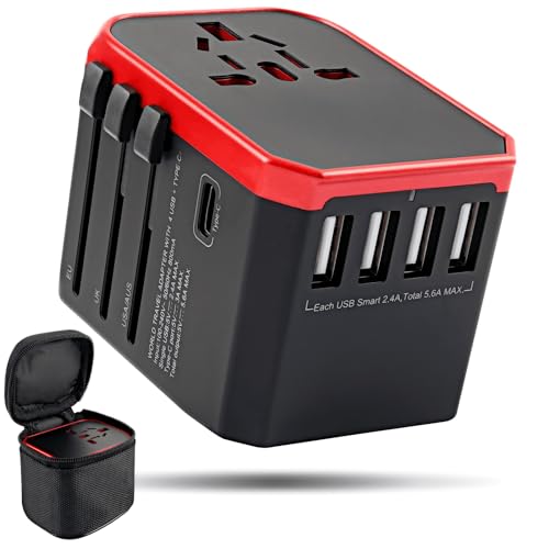 Adaptador STARRYTIGER (USB - USB-C - Tipo F) Weinsamkeit - Conversores e adaptadores de viagem - usb, usb-c, tipo f, adaptador