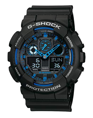 Relógio Digital CASIO Homem (Azul - Resina - Azul) Casio - Relógios - relógio digital, casio, homem, azul, resina, cronómetro, alarme diário, calendário automático