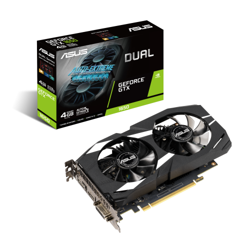 Placa de Vídeo ASUS GeForce GTX 1650 Dual ASUS - Placas e adaptadores de vídeo - geforce, GTX 1650, dual