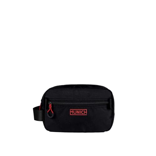 Mala de Fitness MUNICH GYM SPORTS 2.0 Toiletry Black BERNEDA - Bolsas, carteiras e estojos - fisicultura, treino de força, preto, nylon